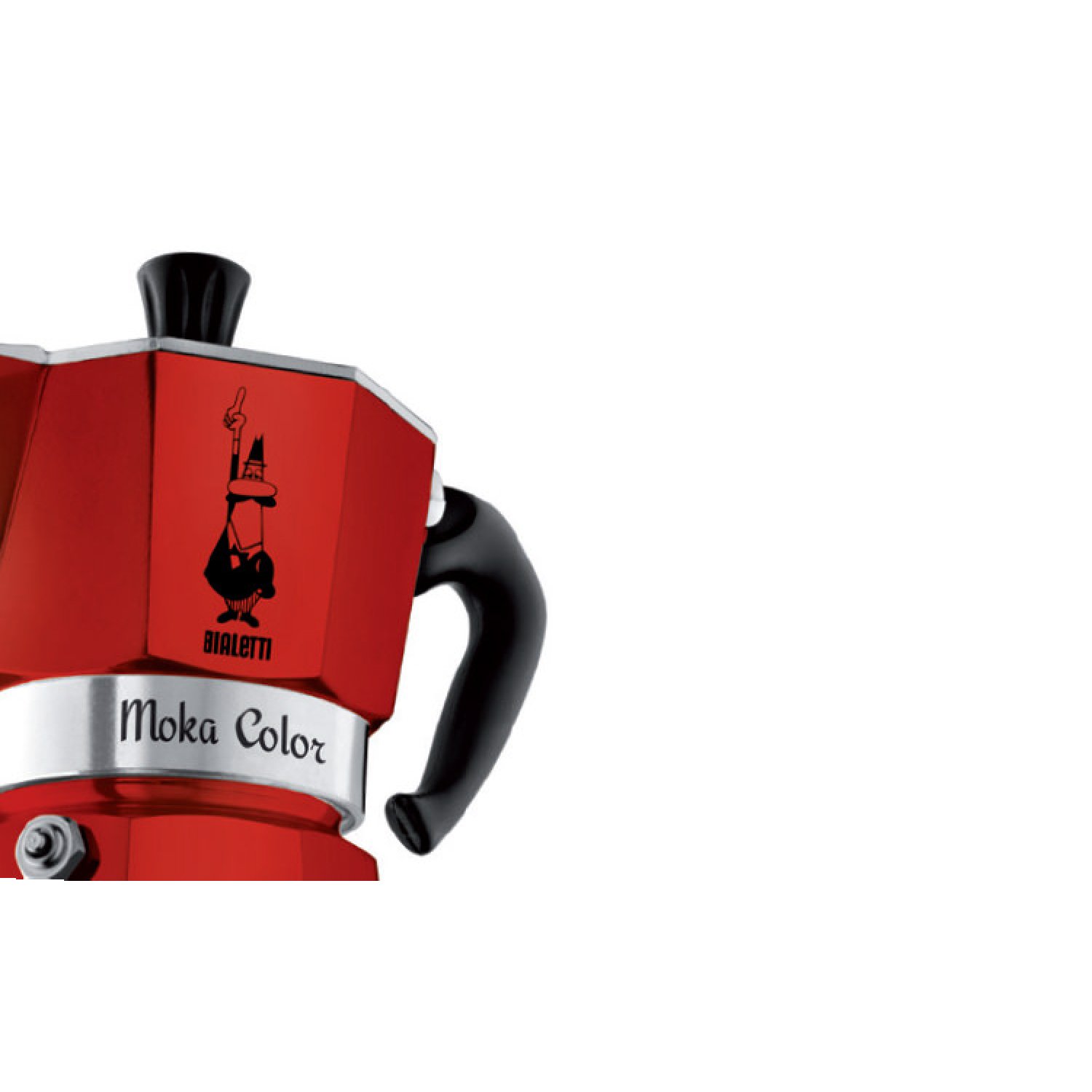 Bialetti 6 Cup Moka Stovetop Espresso Maker, Red 8006363018395