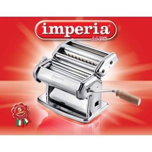 Imperia Pasta Maker Machine- Deluxe 11 Piece Set w Machine, Attachments,  Recipes and Accessories