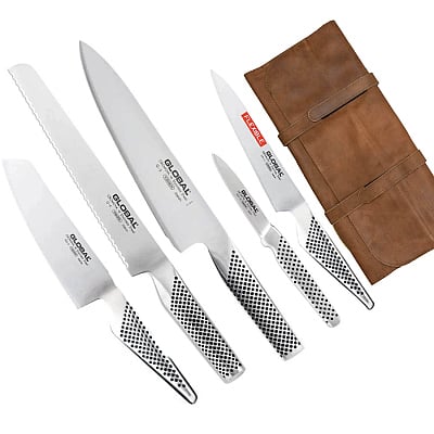 Hammered Stainless Steel Series - 6-piece Knife Set – ShinraiKnives