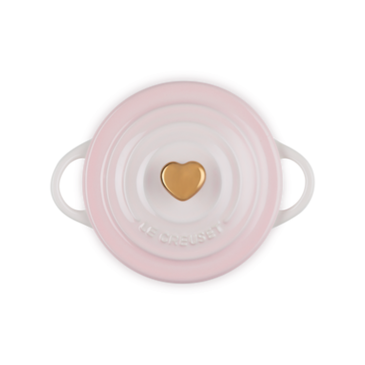 Le Creuset 2 Quart Shell Pink Heart Cocotte