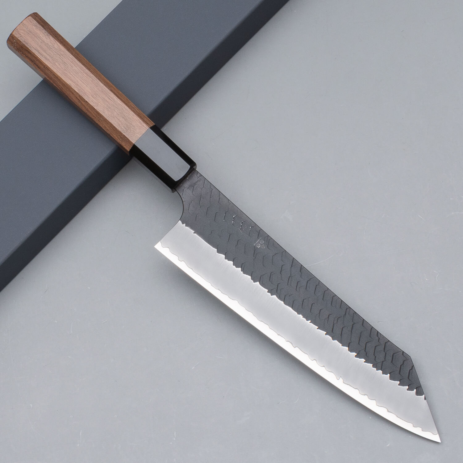 Japanese chef knife gyuto - NIGARA - Kurouchi Tsuchime - SG2 - Size