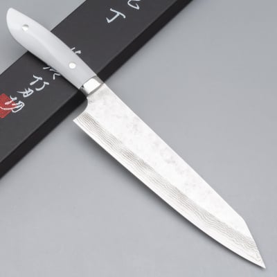 Couteau artisanal Japonais Takeshi Saji - Santoku VG10 16,5 cm