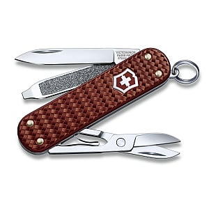 Victorinox Classic Precious Alox Red - Free Engraving with Name